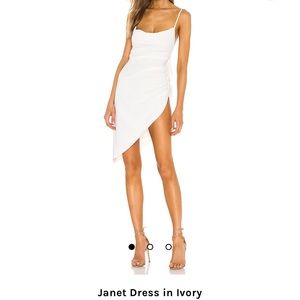 Amanda Uprichard Janet Dress Ivory Xs - image 1